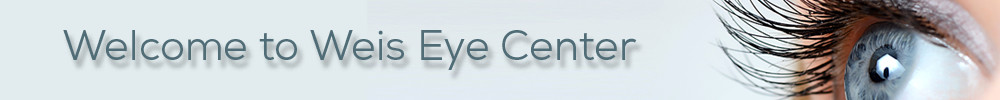 Weis Eye Center banner